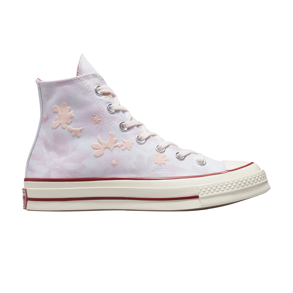 Pre-owned Converse Chuck 70 High 'embroidered Desert Floral' In Pink