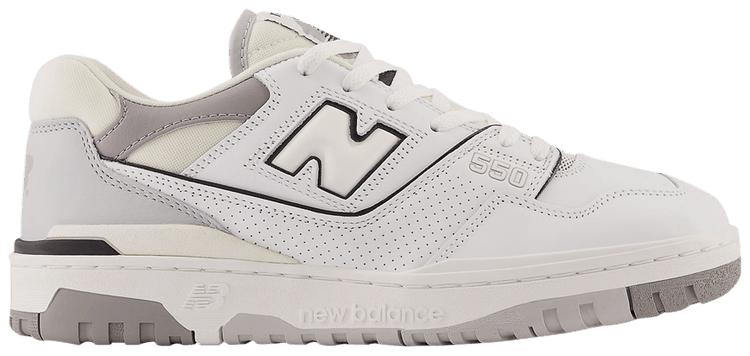 New Balance 550 2E Wide White Marblehead