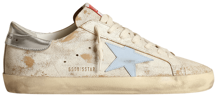 Golden Goose Superstar White Blue Fog