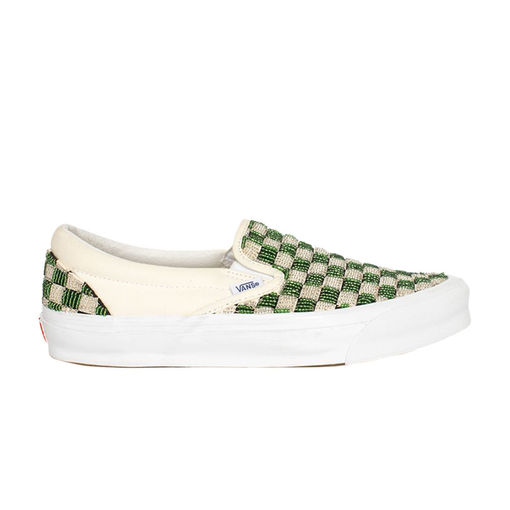 Vans One Block Down x Classic Slip-On LX 'Dog Days - Grass' | Green | Men's Size 5 - VN0A45JKT0A-OBD-0011-000-C0013