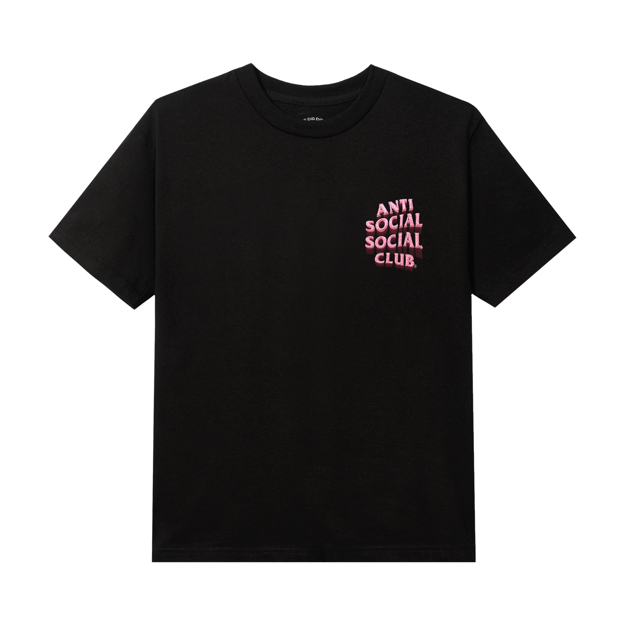 Anti Social Social Club Sprinkling Tears Tee 'Black' | Men's Size XL
