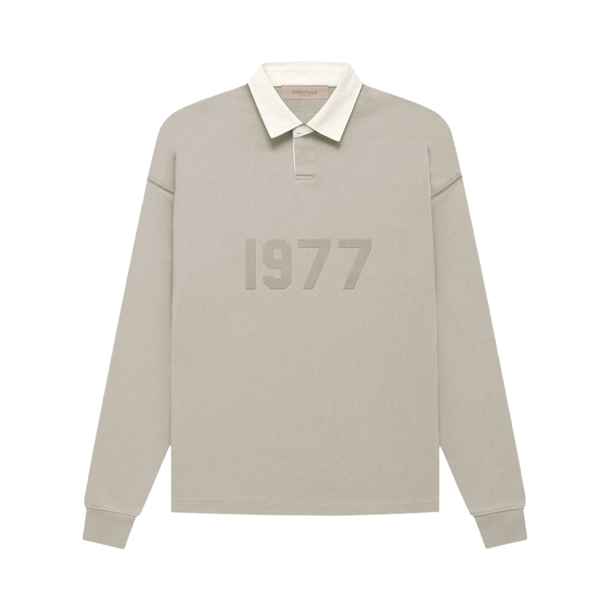 Fear of God Essentials Henley Rugby 'Smoke' | Grey | Men's Size S