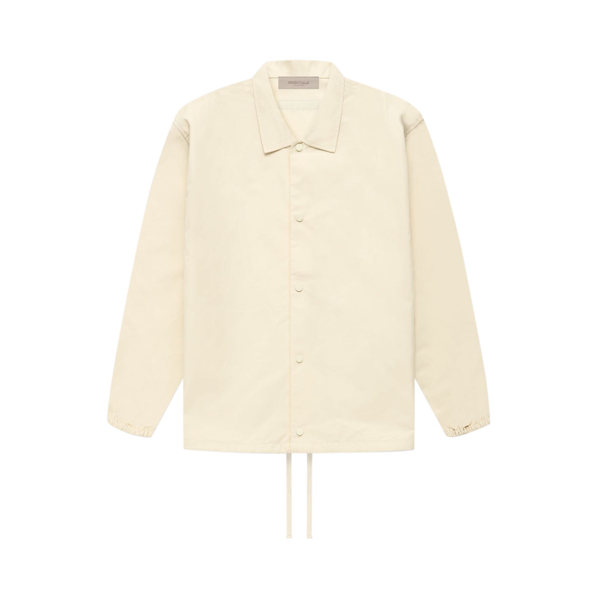 Fear of God Essentials Coaches Jacket 'Egg Shell' | Cream | Men's Size 2XS