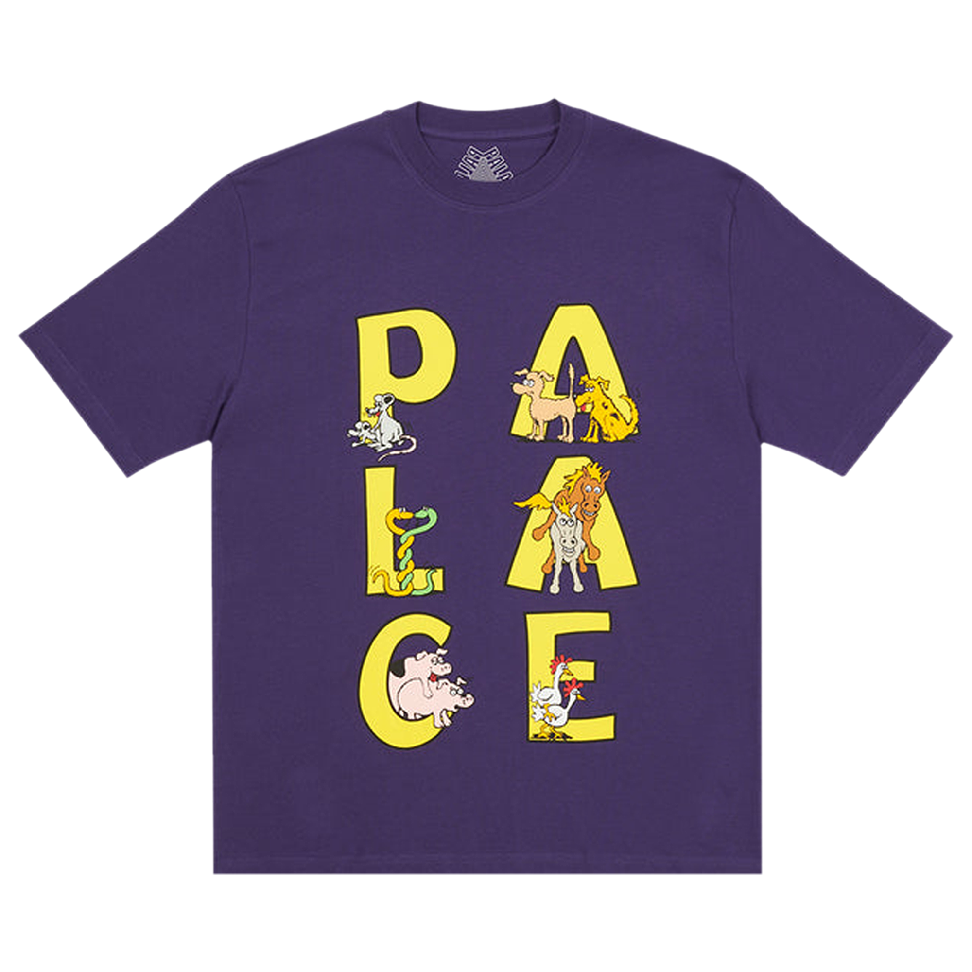 Pre-owned Palace Session T-shirt 'purple'