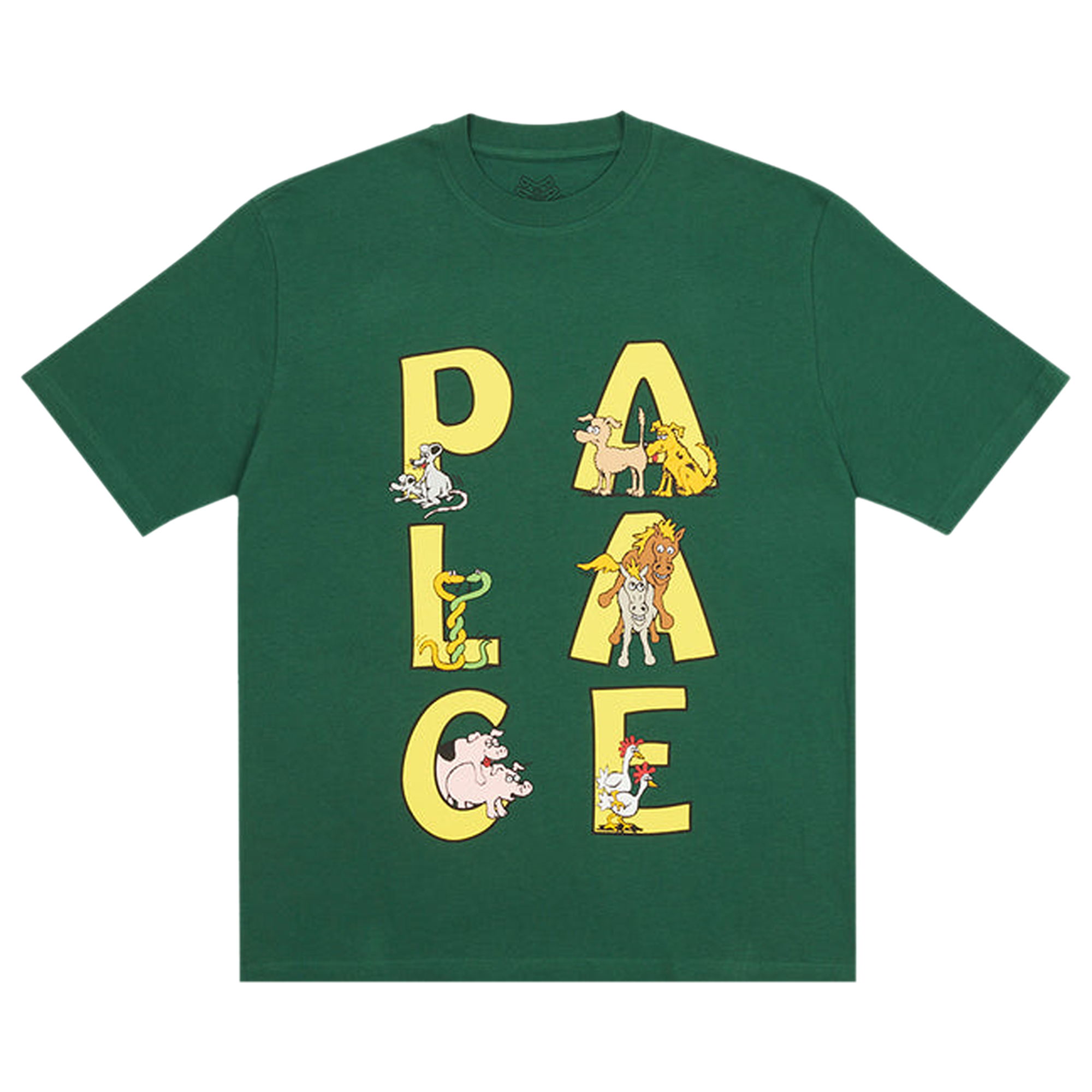 Pre-owned Palace Session T-shirt 'green'