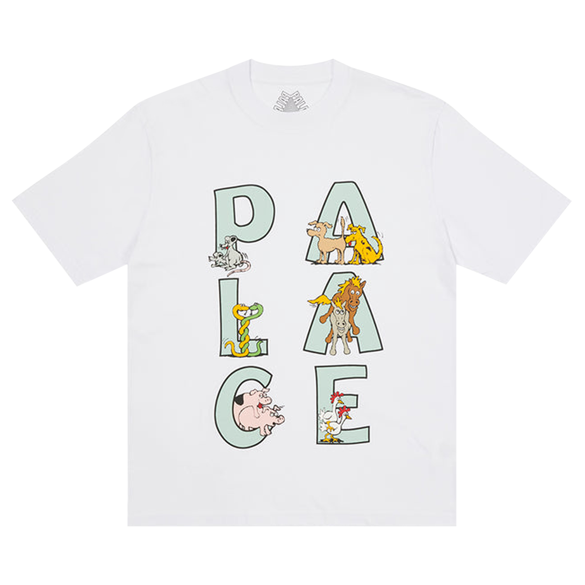 Pre-owned Palace Session T-shirt 'white'