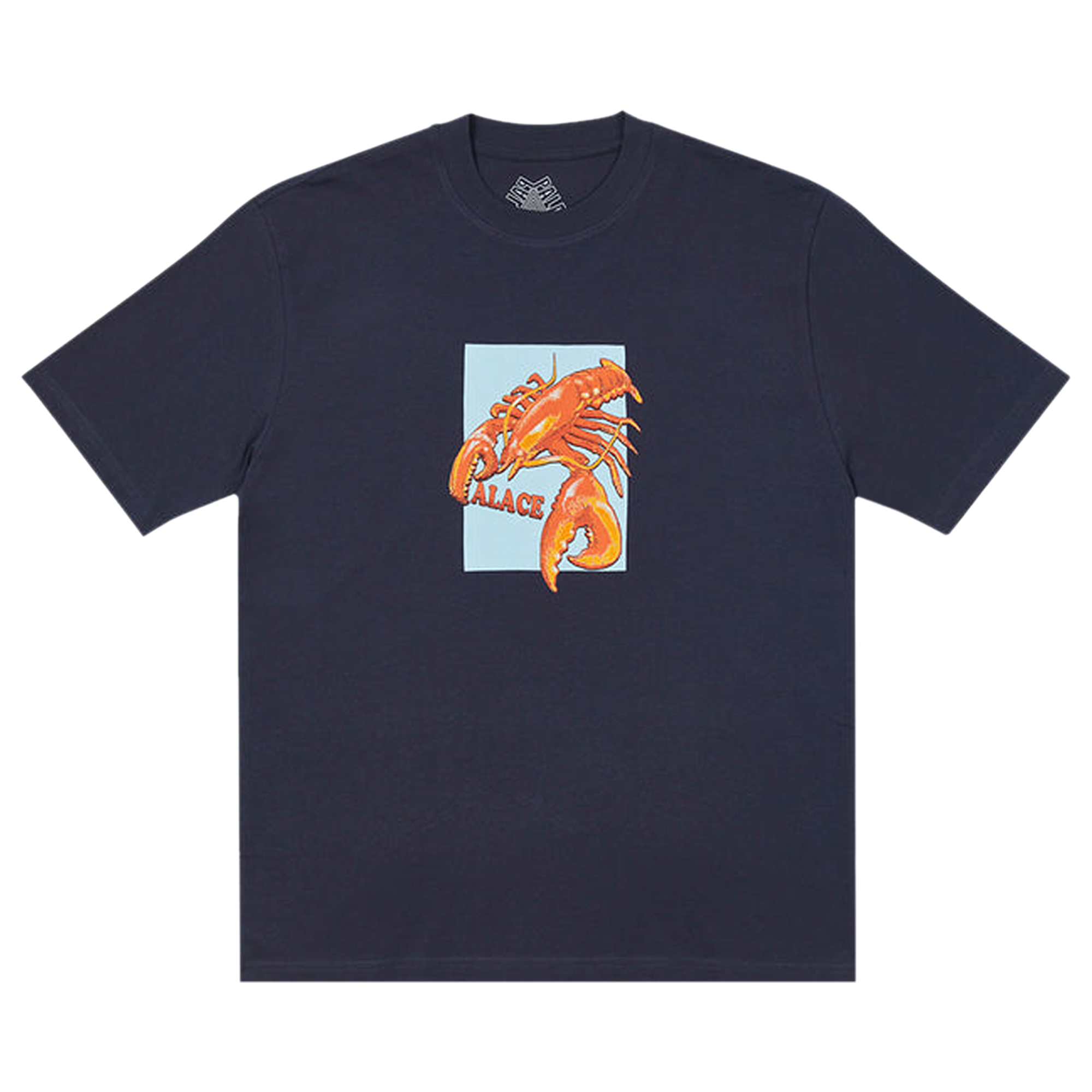Pre-owned Palace Thermadore T-shirt 'navy' In Blue