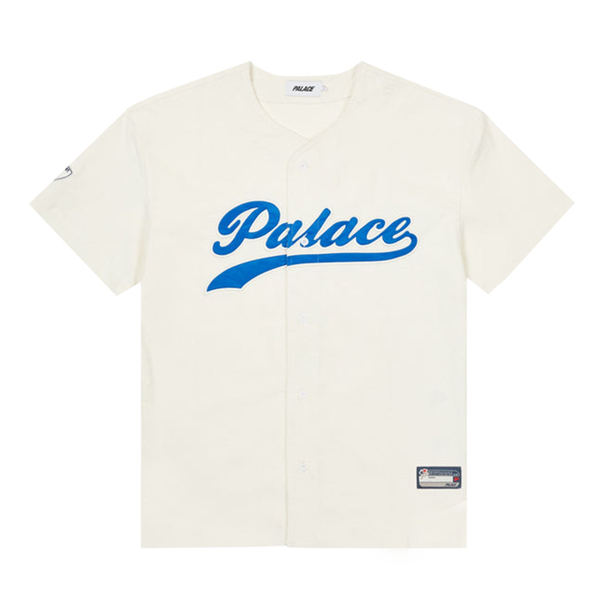 Palace Cord Baseball Jersey 'Stone' | White | Men's Size M