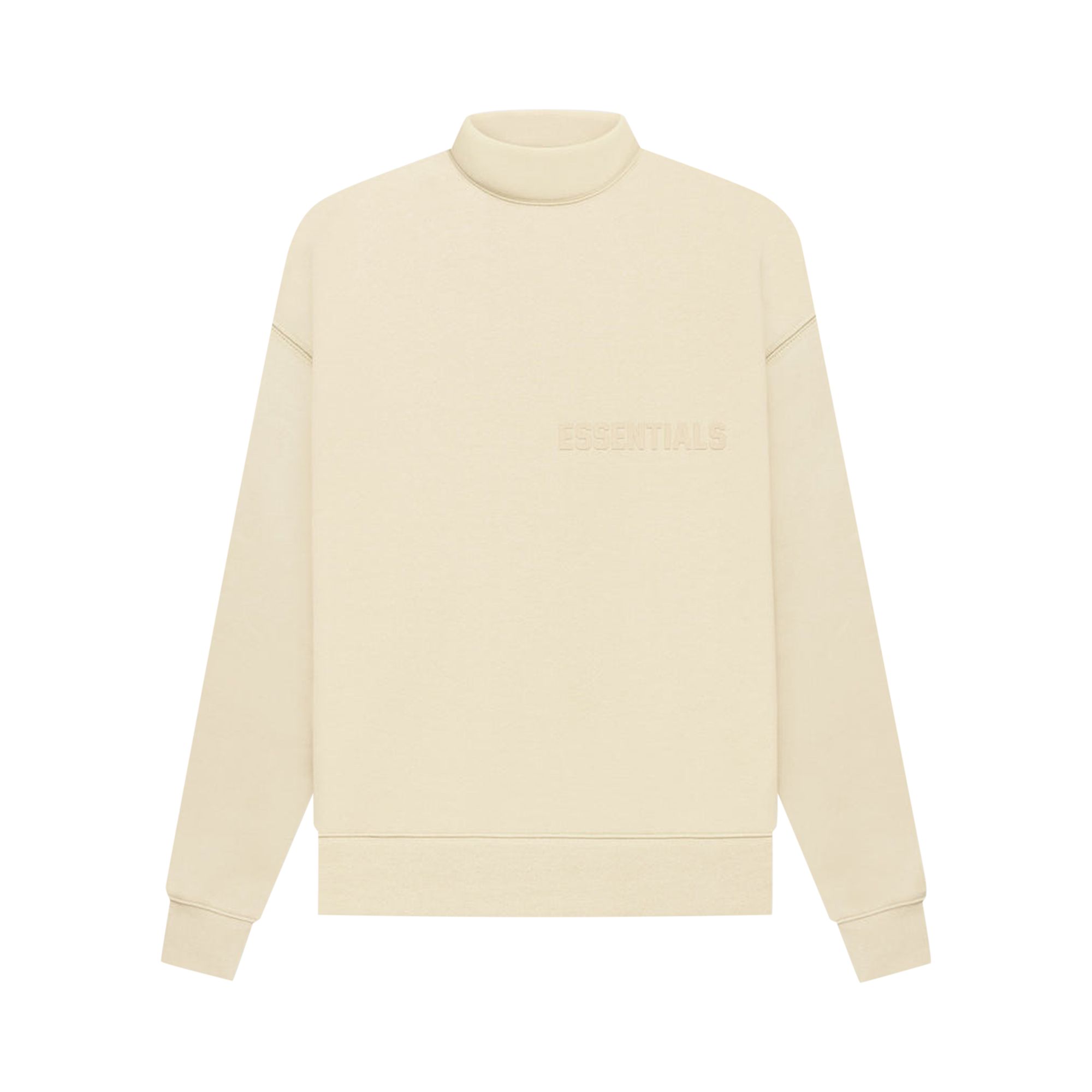 Fear of God Essentials Mockneck 'Eggshell' | White | Men's Size L