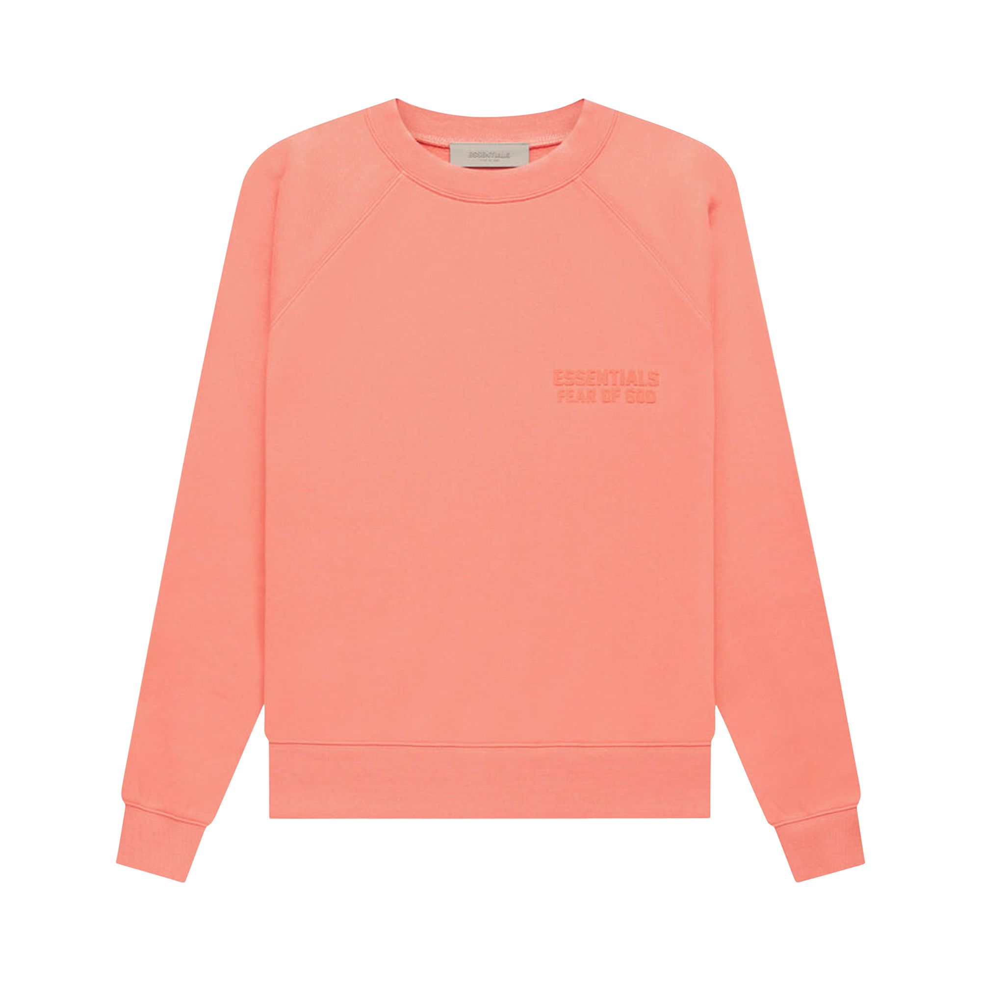 Fear of God Essentials Crewneck 'Coral' | Orange | Men's Size XS
