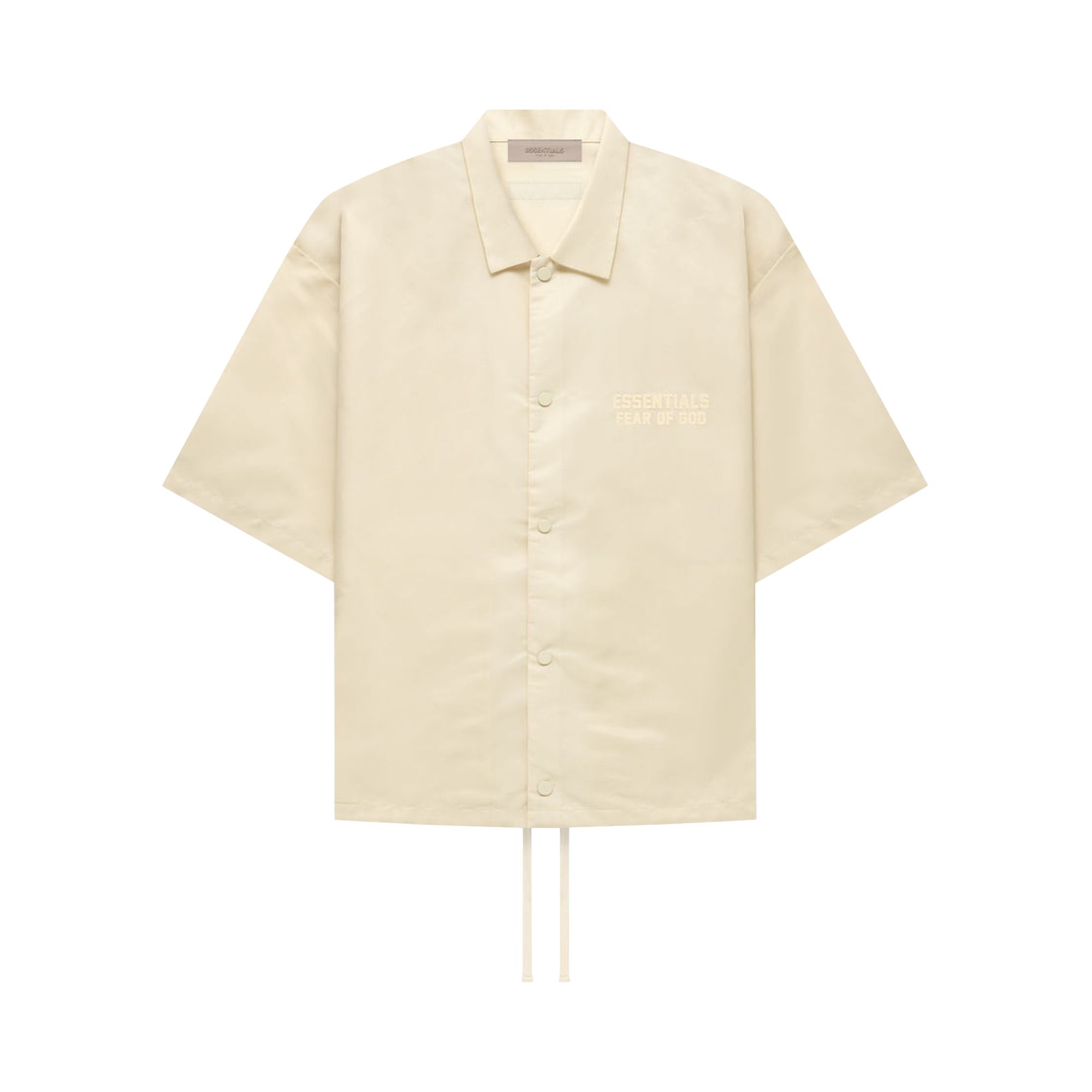 Fear of God Essentials Short-Sleeve Shirt 'Eggshell' | White | Men's Size M