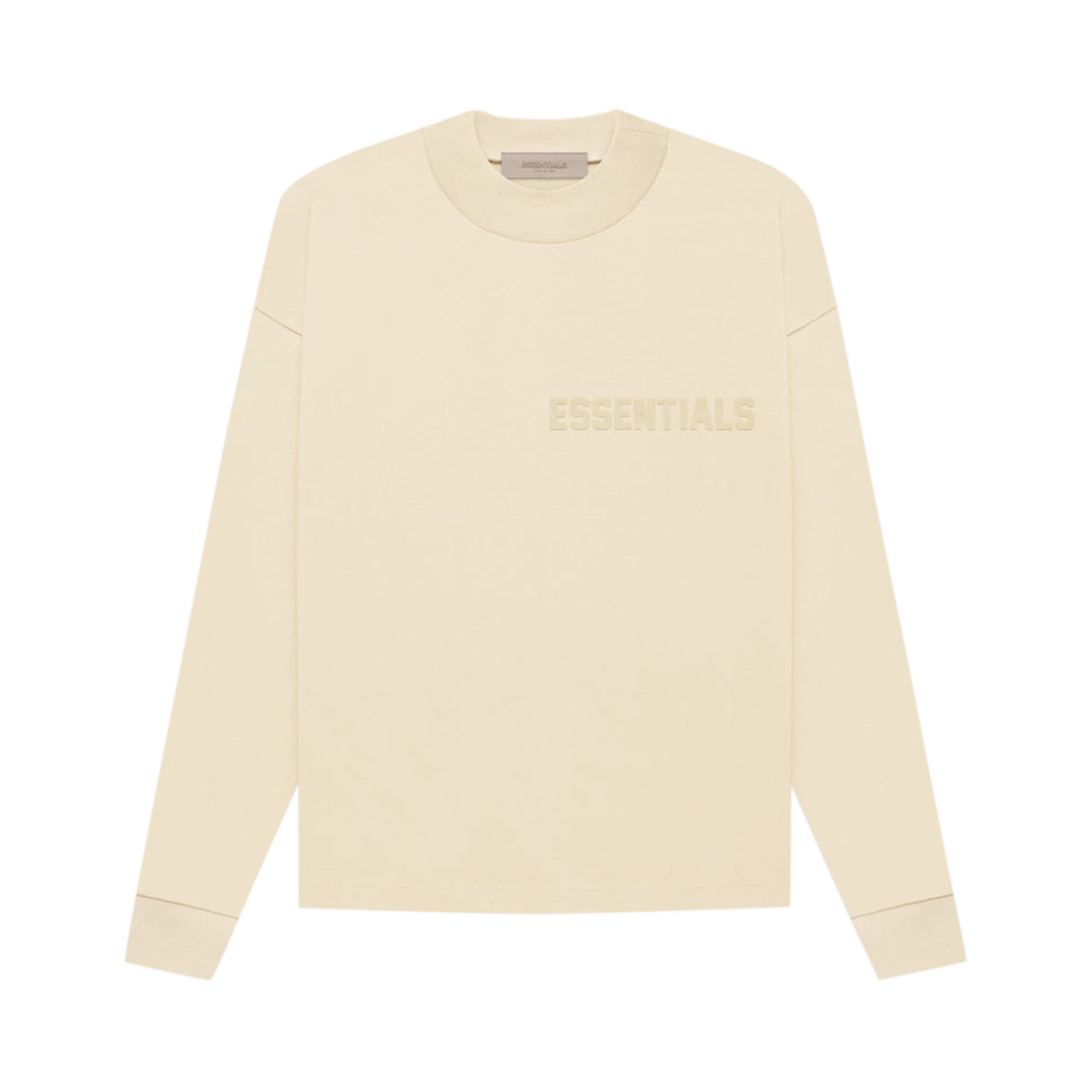 Fear of God Essentials Long-Sleeve Tee 'Eggshell' | White | Men's Size S