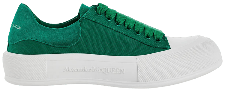 Alexander McQueen Deck Plimsoll Low Green