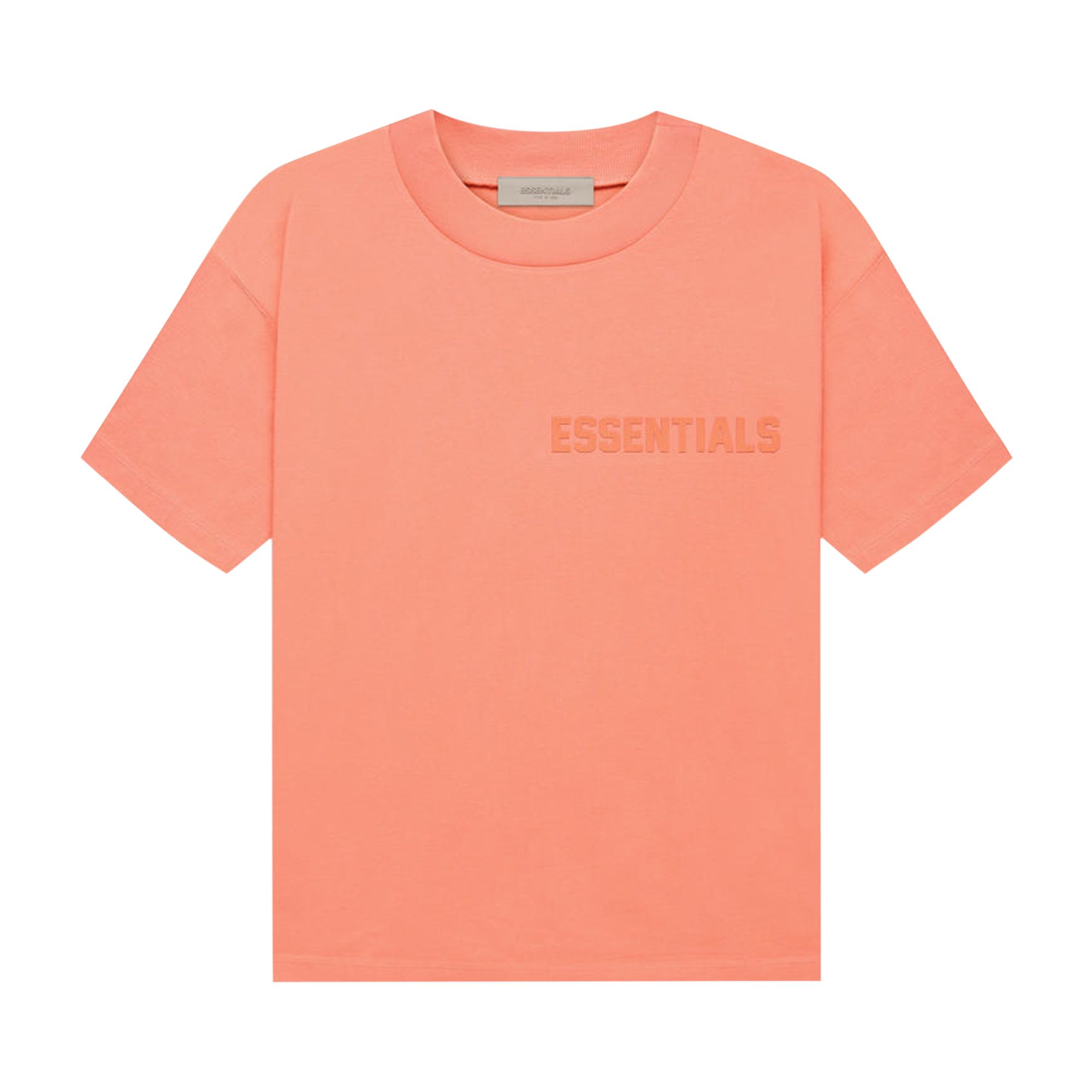 Fear of God Essentials Short-Sleeve Tee 'Coral' | Orange | Men's Size 2XS