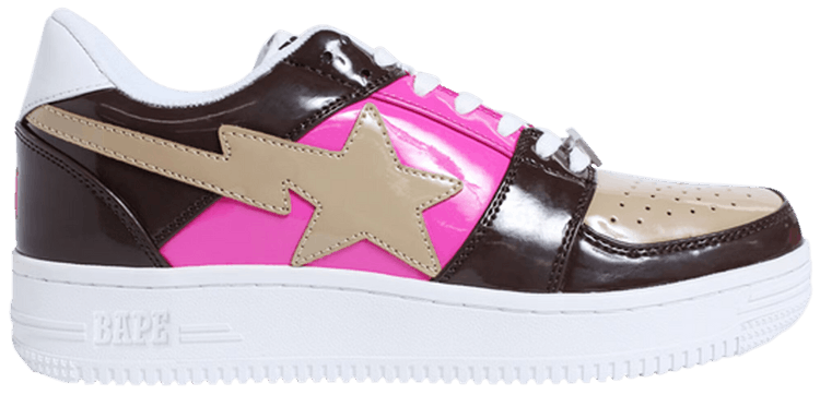 Bapesta Low Brown Pink