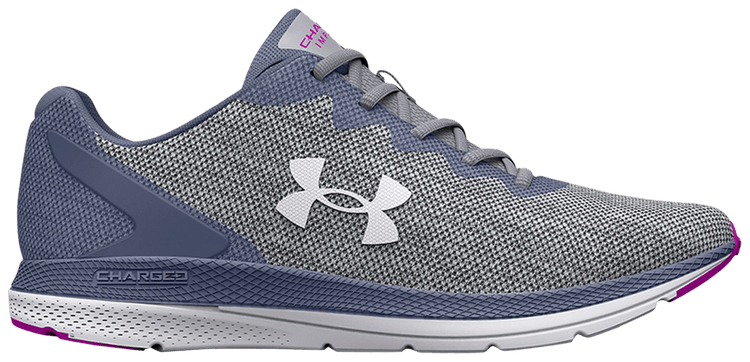 Under Armour Wmns Charged Impulse 2 Knit Mod Grey Aurora Purple