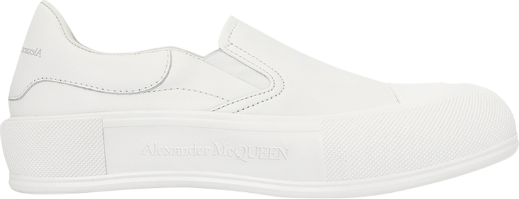 Alexander McQueen Deck Skate 'Triple White'