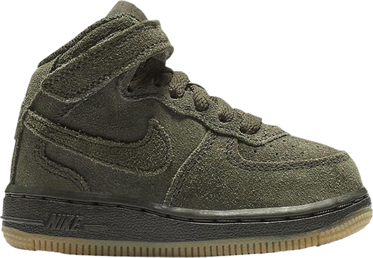 Nike Kids Air Force 1 High LV8 Sequoia Shoes - Size 6Y - Sequoia / Sequoia