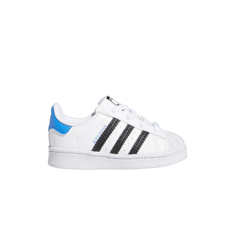 Pre-owned Adidas Originals Adidas Superstar I 'white Blue Rush' | Infant Size 7.5