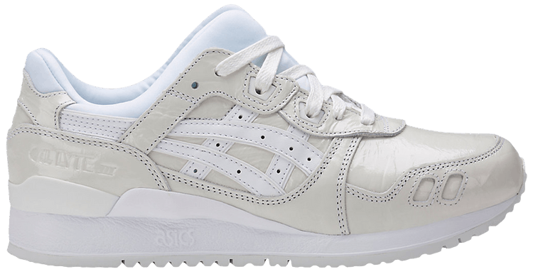 Asics Wmns Gel Lyte 3 Crinkled Patent Leather   White
