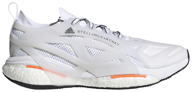 Stella McCartney x adidas SolarGlide White Signal Orange