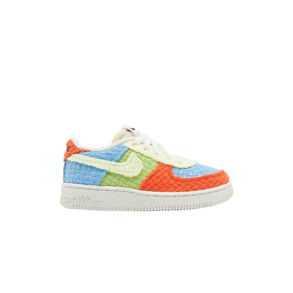 Pre-owned Nike Force 1 Low Lv8 Next Nature Td 'hemp - Multi' | Multi-color | Infant Size 8