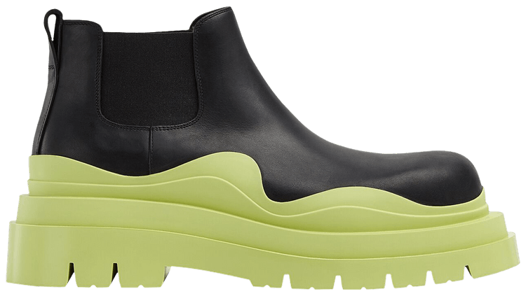 Buy Bottega Veneta Tire Cropped Boot 'Black Seagrass' - 630281