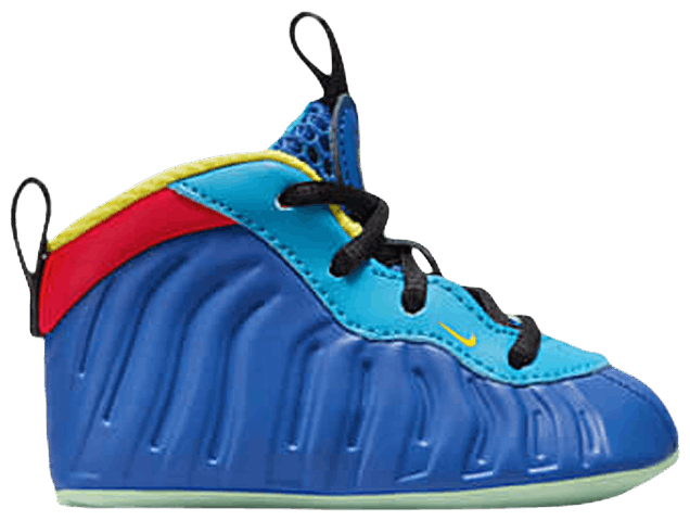 Nike Little Posite One CB Game Royal Enamel Green