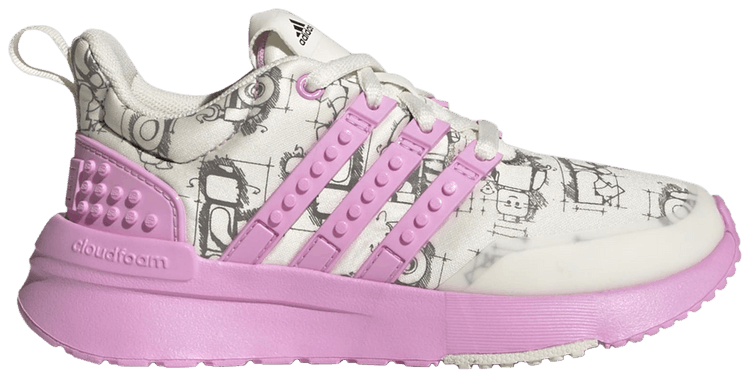Buy LEGO x Racer TR Big Kid 'Off White Bliss Lilac' - GX1996 - White | GOAT
