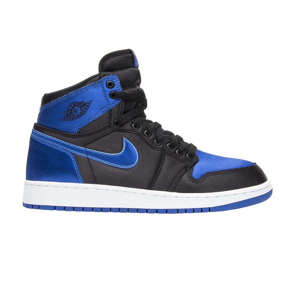 Air Jordan 1 Retro OG BG EP 'Satin Royal' | Black | Kid's Size 6.5