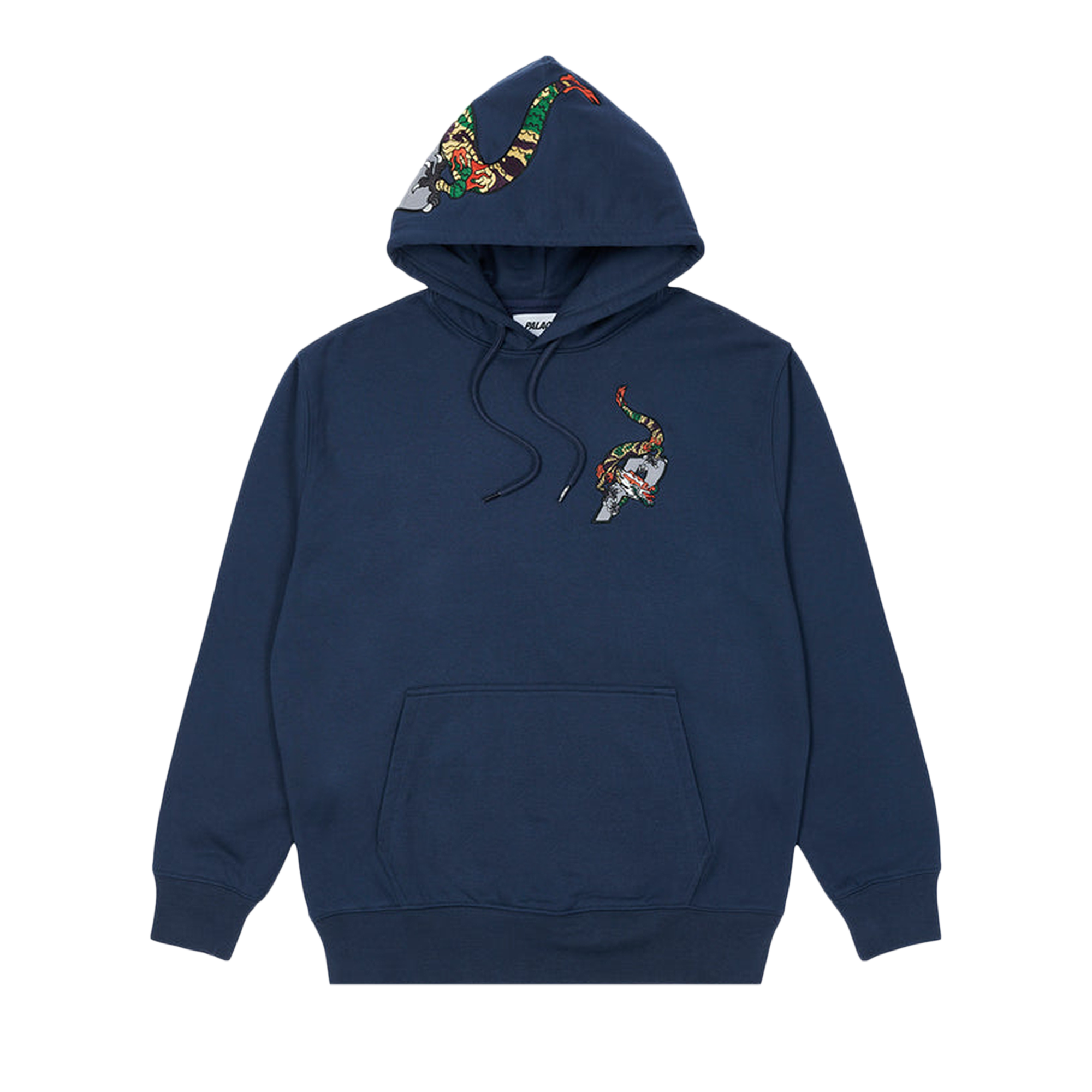 Pre-owned Palace Dragon P-3 Hood 'navy' In Blue