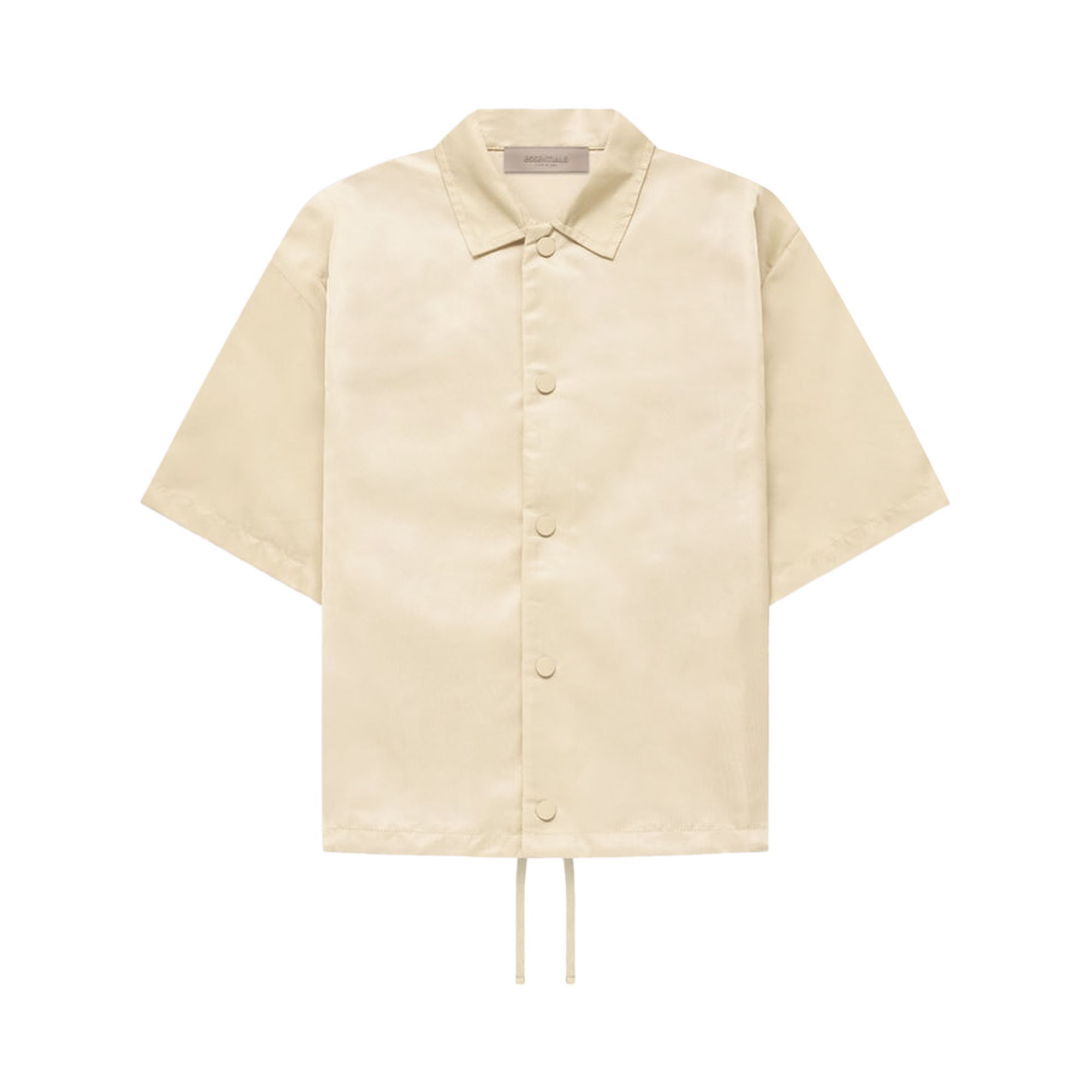 Fear of God Essentials Kids Short-Sleeve Nylon Shirt 'Egg Shell' | Cream | Kid's Size 8