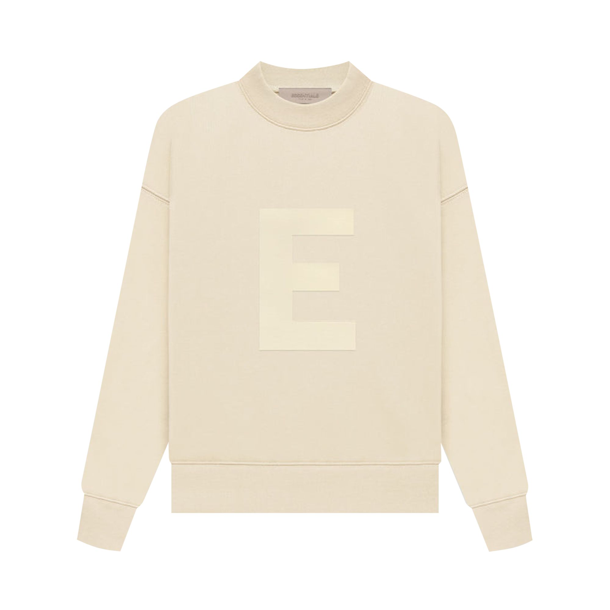 Pre-owned Essentials Fear Of God Crewneck 'egg Shell' | Cream | Kid's Size 10 In White