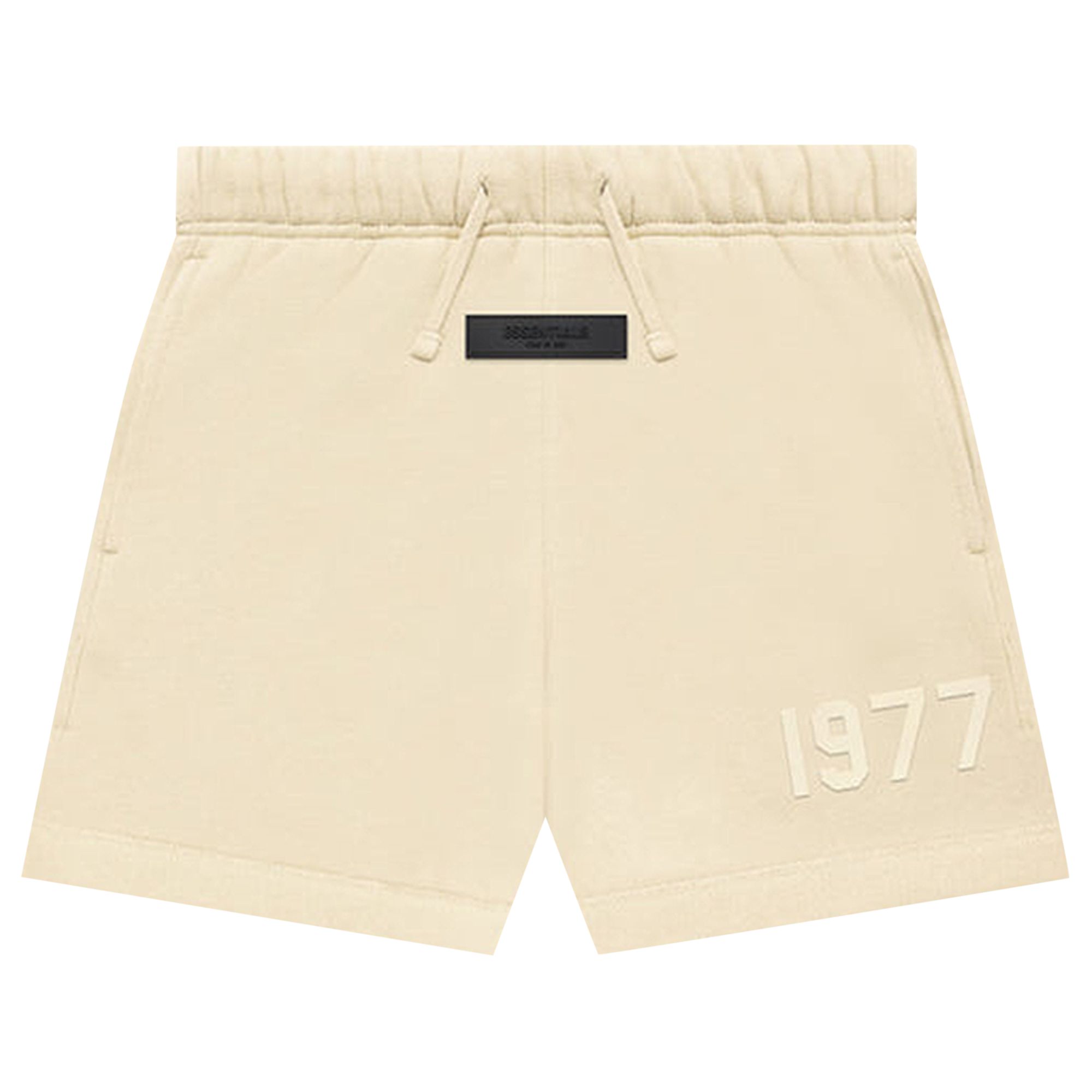 Pre-owned Essentials Fear Of God Sweatshort 'egg Shell' | Cream | Kid's Size 10 In White