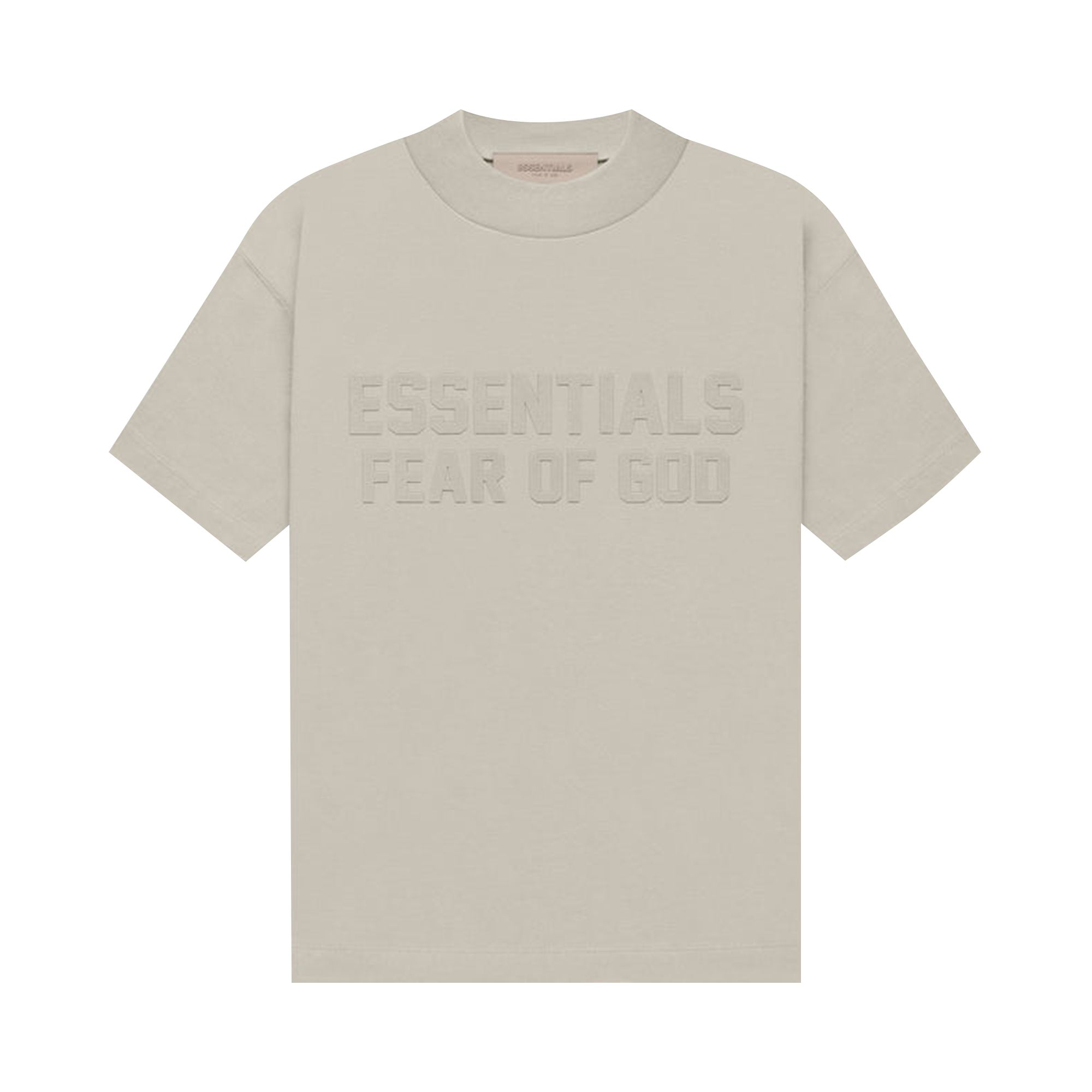 Pre-owned Essentials Fear Of God Short-sleeve Tee 'smoke' | Grey | Kid's Size 10 In Gray