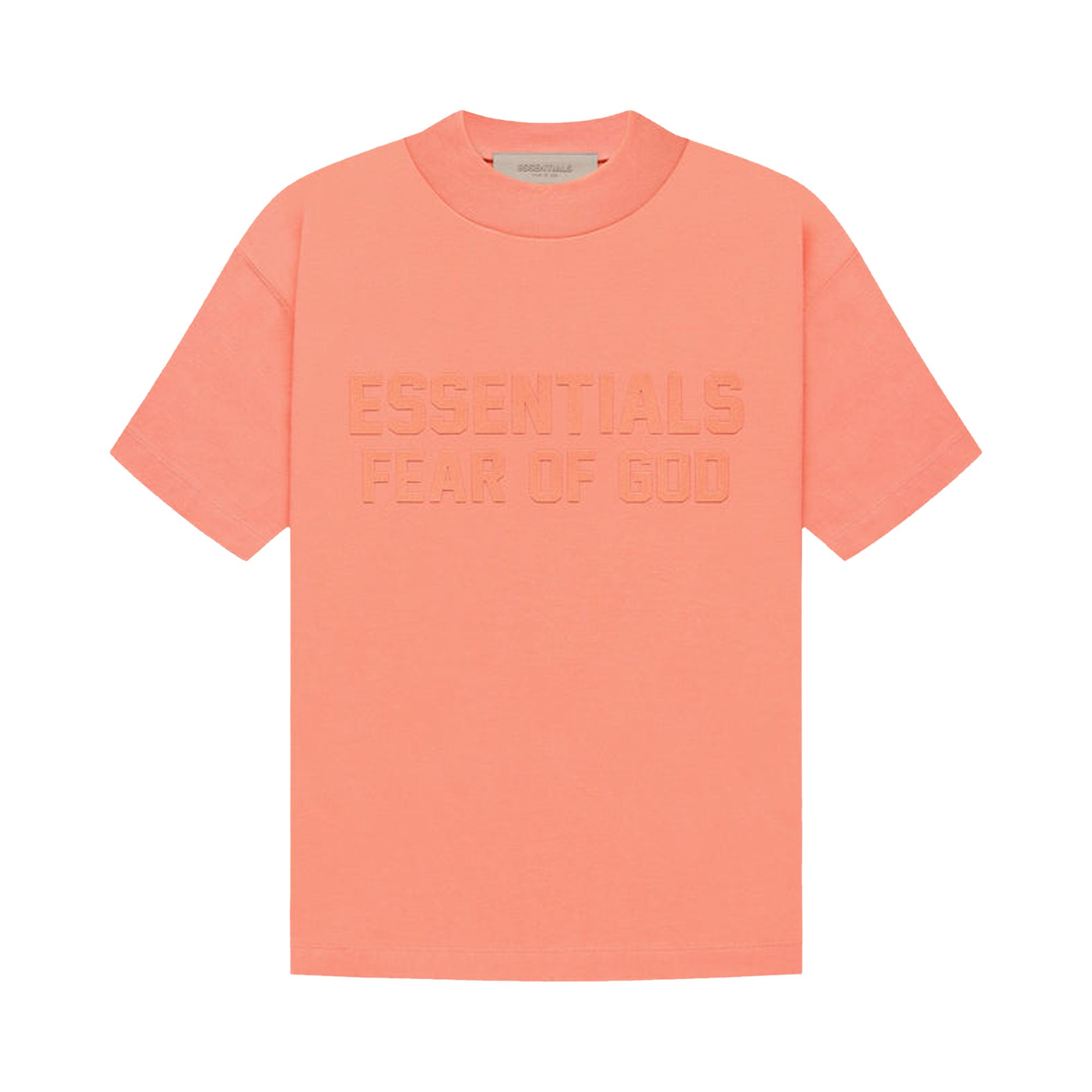 Pre-owned Essentials Fear Of God Short-sleeve Tee 'coral' | Orange | Kid's Size 12