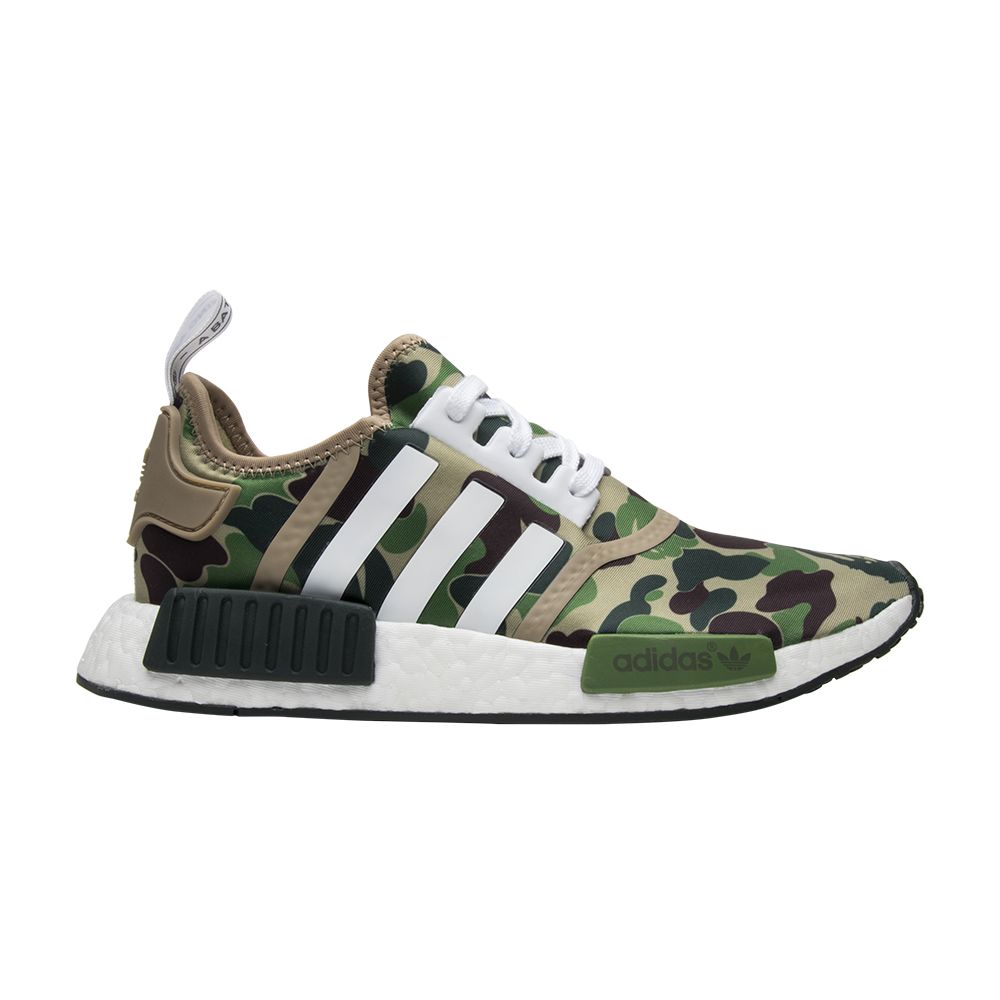 adidas A Bathing Ape x NMD_R1 'Olive Camo' | Green | Men's Size 5
