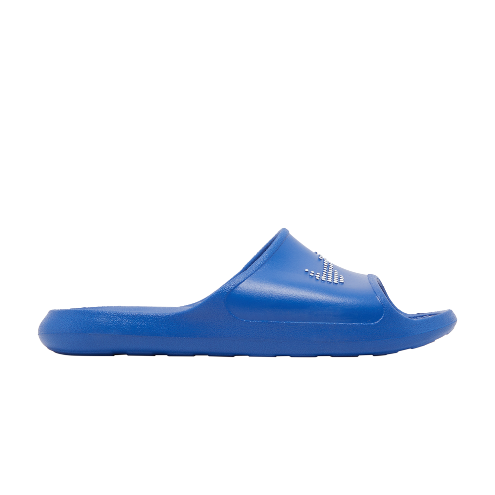 Pre-owned Nike Victori One Slide 'polka Swoosh - Game Royal' In Blue