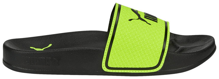 Puma Leadcat 20 Slide Little Kid Lime Squeeze Black