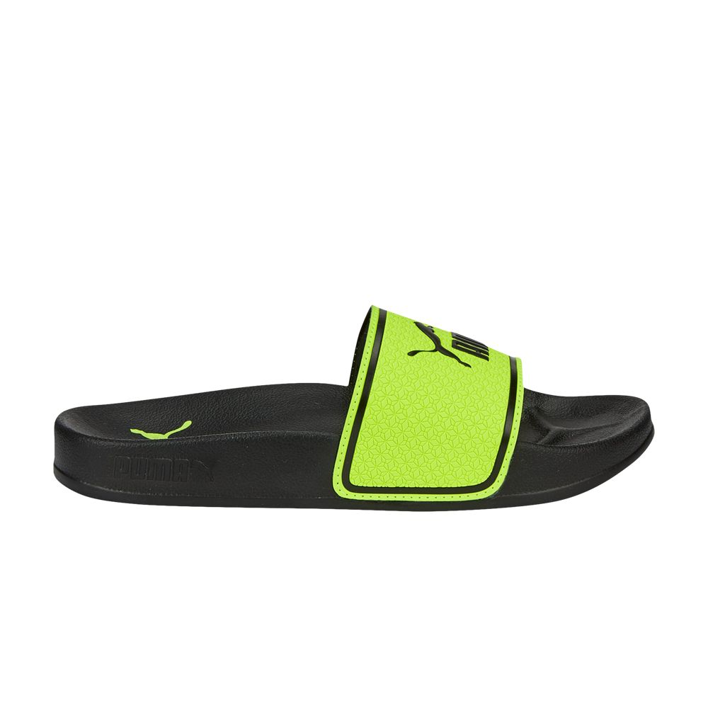 Pre-owned Puma Leadcat 2.0 Slide Little Kid 'lime Squeeze Black' | Green | Kid's Size 13