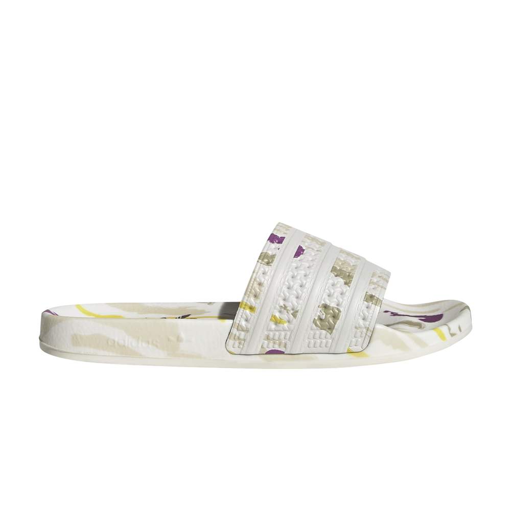 Pre-owned Adidas Originals Thebe Magugu X Wmns Adilette Slide 'abstract' In White