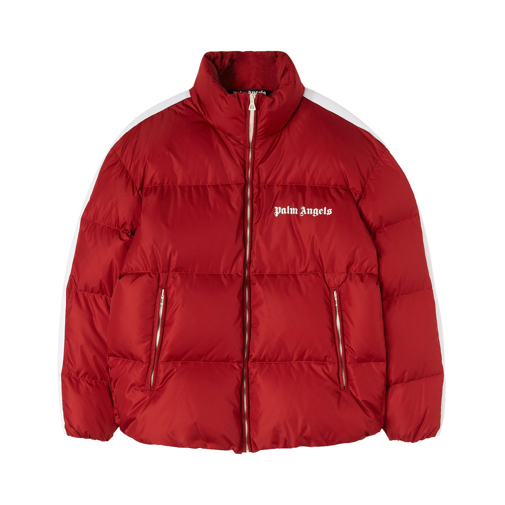 Palm Angels Classic Track Down Jacket 'Red/White' | Men's Size M