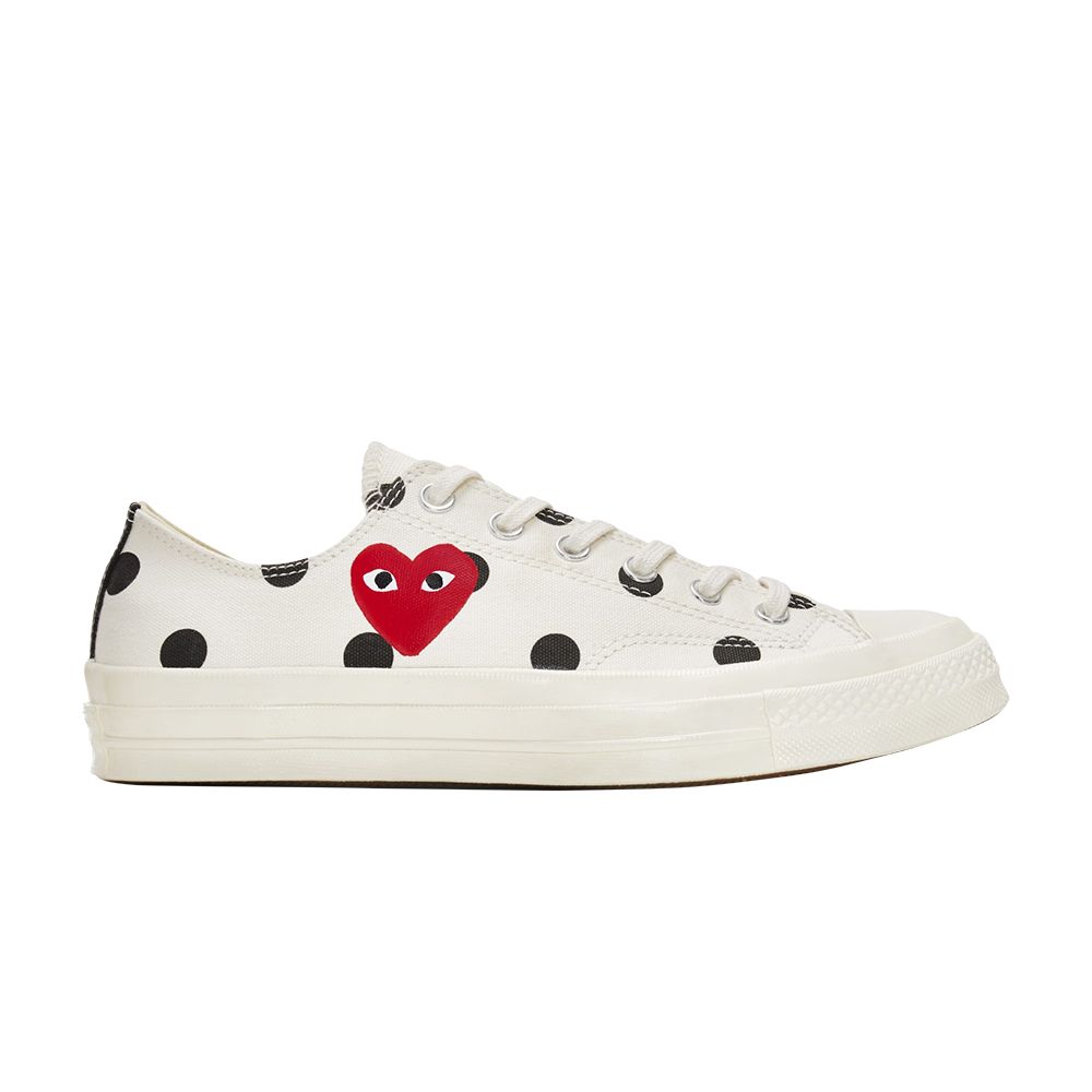 Converse Comme des Garçons x Chuck Taylor All Star 70 Low 'Polka Dot' | White | Men's Size 3 - 157253C