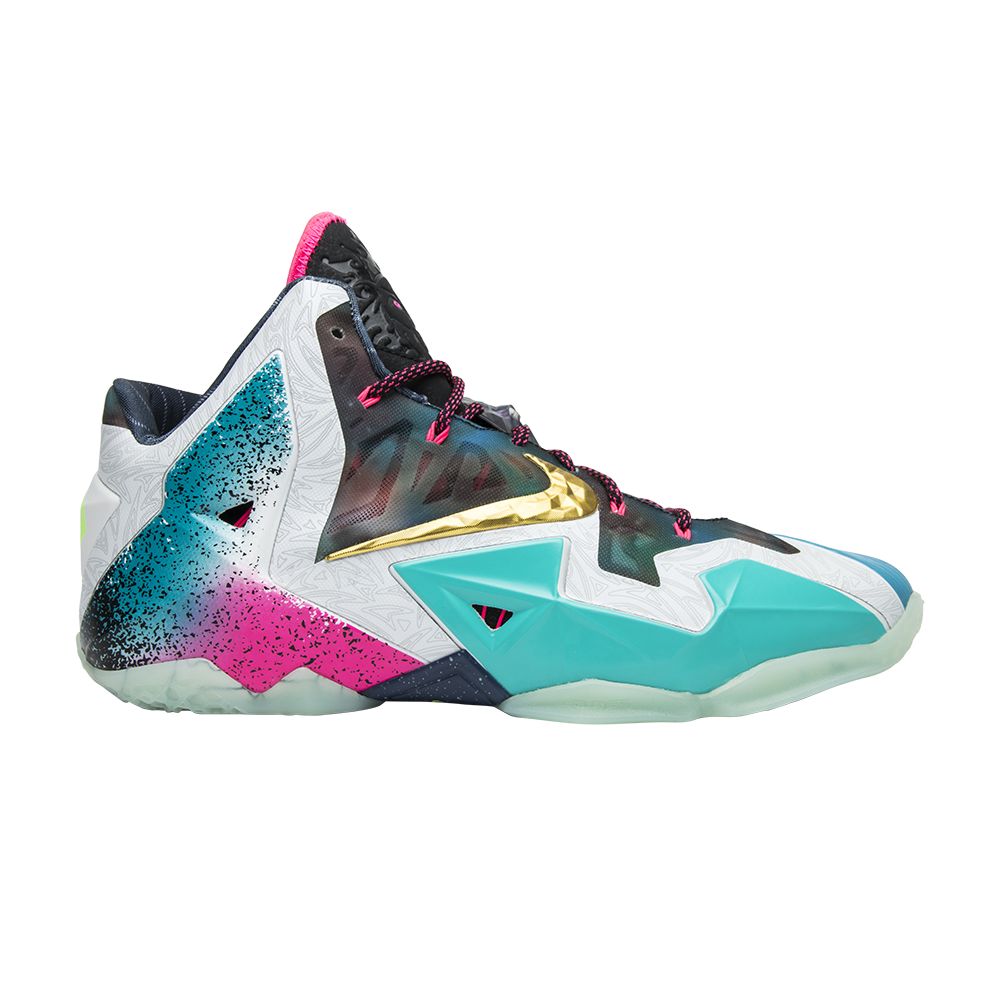 Nike LeBron 11 Premium 'What The LeBron' | Multi-Color | Men's Size 9