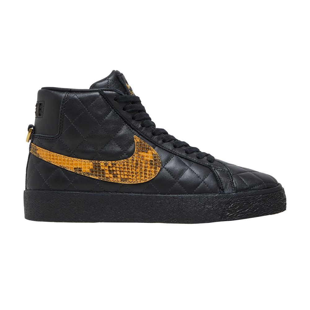 Nike Supreme x Zoom Blazer Mid QS SB 'Black Snakeskin' | Men's Size 7