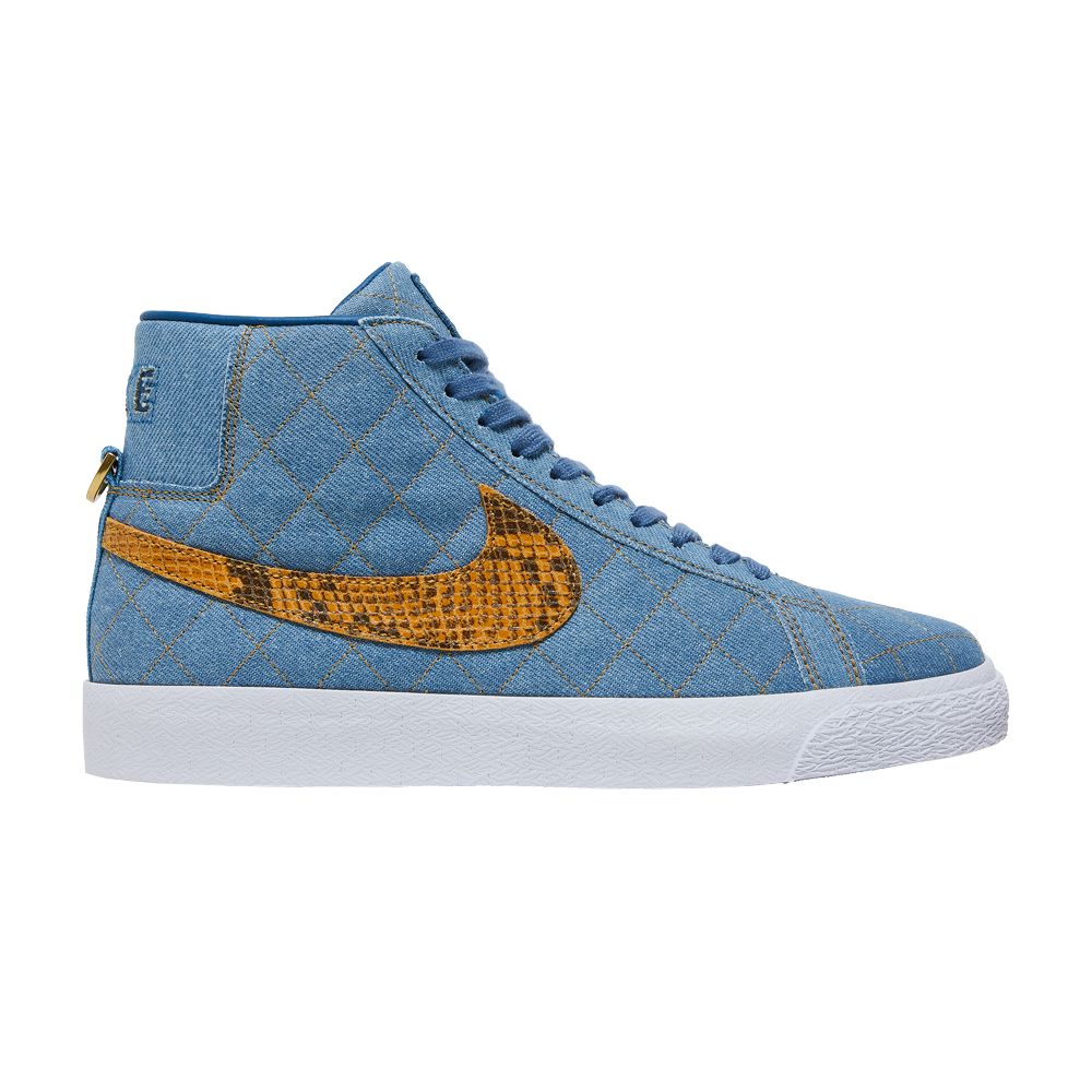 Nike Supreme x Zoom Blazer Mid QS SB 'Denim' | Blue | Men's Size 12