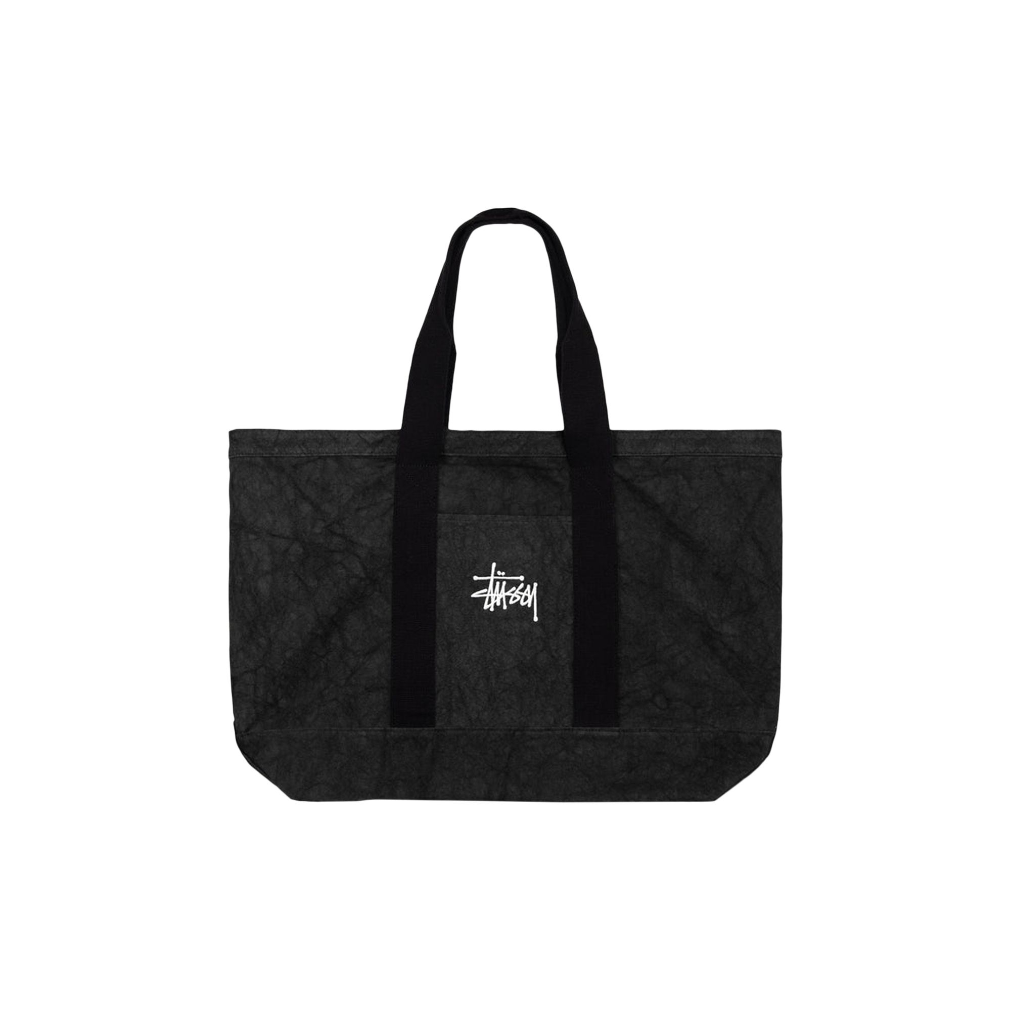 Pre-owned Stussy Canvas Extra Large Tote Bag 'washed Black' | Men's Size Onesize