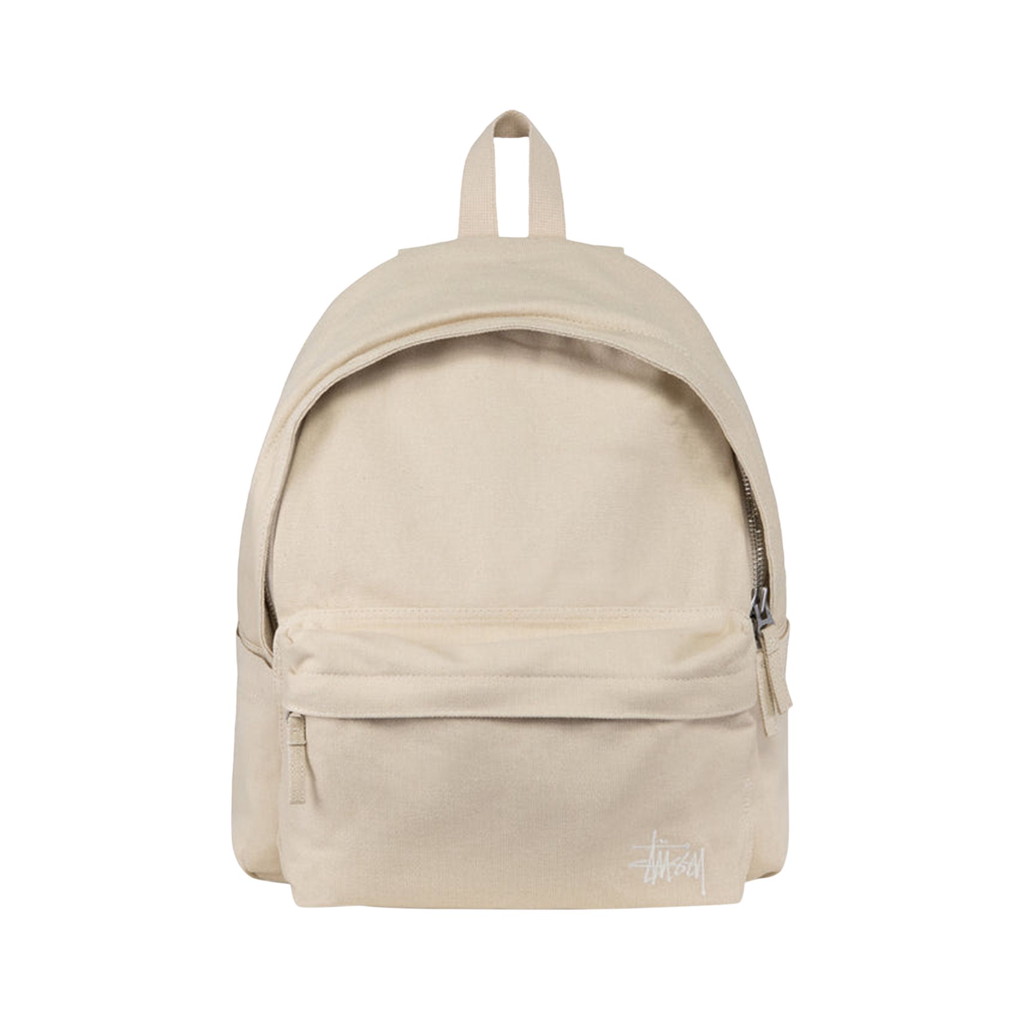 Pre-owned Stussy Canvas Backpack 'natural' | Cream | Men's Size Onesize In Beige