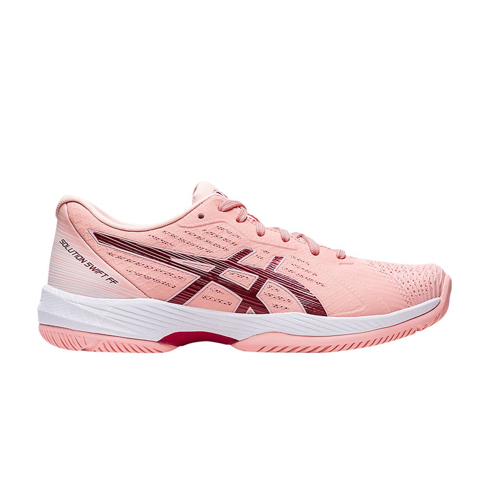 Pre-owned Asics Wmns Solution Swift Ff 'frosted Rose Cranberry' In Pink