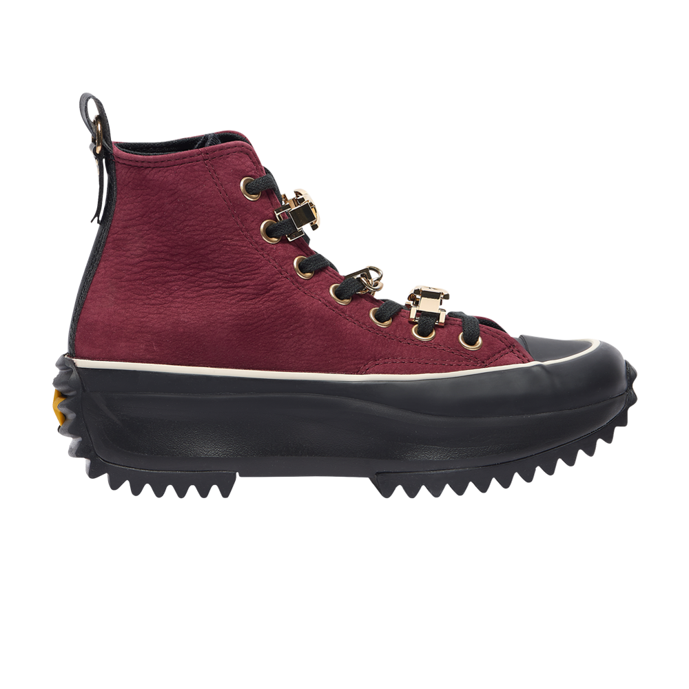 Pre-owned Converse Wmns Run Star Hike High 'deep Bordeaux' In Red